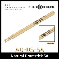 Alpha Drumworks 5A Natural Drumstick | Emusic
