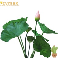 CYMX Artificial Flower, Landscape Artificial Flower Pole Artificial Lotus, Lotus Pod Lotus Lotus Lea