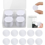 50 Pcs NFC Tags Stickers, 25mm NFC Cards with Adhesive Back, Round Rewritable NFC Coin Cards, 504 By