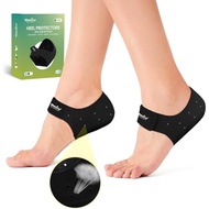 Welnove Gel Heel Protector Cups, Inserts Pads for Women Men, Plantar Fasciitis, Heels Spur Pain Reli