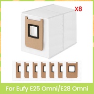 Dust Bag Set 8 Pieces for E25 Omni/E28 Omni Robot Vacuum Cleaners Replacement Bags