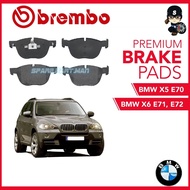 BREMBO Front Brake Pads BMW X5'07 E70 3.0,3.5,4.8i, BMW X6 E71,E72 3.0d,3.5i,3.5d,X5 F15