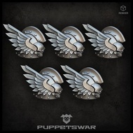 PUPPETSWAR - H.I. DEMONWING SHOULDER PADS (RIGHT)