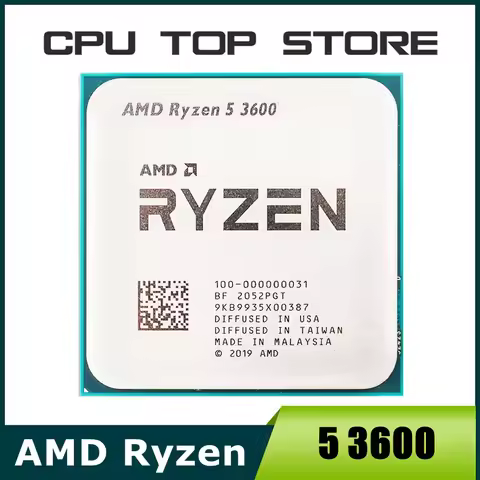 AMD Ryzen 5 R5 3600 3.6GHz 6-Core 12-Thread CPU Processor 7NM 65W LGA AM4 no fan