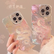 Snake Chinese New Year Casing IPhone 13 14 15 16 Pro Max Full Cover 17 Pro Max Plus Air Phone Cases 