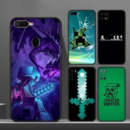 Casing for OPPO F5 F7 F9 F9 Pro F11 F11 Pro F19 F19 Pro F19 Pro Plus A73 A7X A9 A74 Minecraft World 