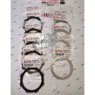 YAMAHA LC135 5S CLUTCH PLATE SET LC135 5SPEED LCNEW CLUTCH DISC IRON CLUTCH PLATE SET ORIGINAL