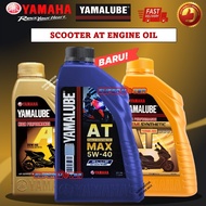 YAMALUBE AT 5W40 / 10W40 / 20W40 HLY 4-Stroke for Scooters / YAMALUBE GEAR OIL MINYAK HITAM SKUTER /