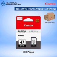 Canon PG-47 (15ML) X 96 PCS (Bulk Order) Ink Cartridge Canon E410 E470 E4270 E4570 E3370 PG47 CL57 C
