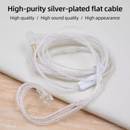 KZ ZSN Pro ZS10 Pro Silver Cable Upgrade cable 2Pin 0.75mm Gold-plated High purity oxygen free copper Earphone Cable