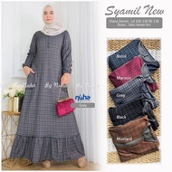 GAMIS SYAMIL DRESS LD 100-130 BAHAN DENIM DIANA BY NUHA