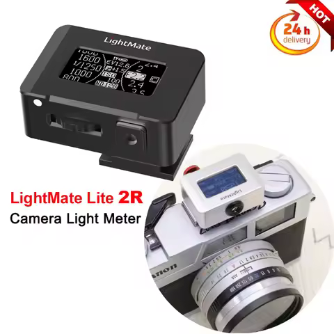 Photography Mini Camera Light Meter LightMate Lite 2R Set-top Reflection Luminometer LED Display Rea