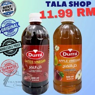 Durra Apple Vinegar Cuka Epal Kurma Cuka Dates Vinegar Halal 500ml