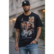 Unisex Oversize T-Shirt Rapper 50cent Mc.f supply co Combed 24s