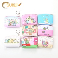 SULIN San-X Sumikko Gurashi Coin Bag Birthday Gift Pouch Cartoons Pattern Wallet Zipper Pocket