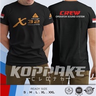 Behringer X32 Crew Operator Sound System Full Music T-Shirt