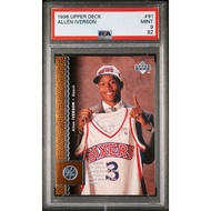 PSA 9 1996 UPPER DECK ALLEN IVERSON ROOKIE #91