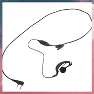 (F B S V)Security Earhanger Headset Earpiece Earphone for  Radio Black