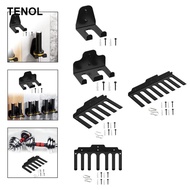 TENOL Barbell Storage Rack Weight Bar Holder Wall Mount Barbell Holder, Sturdy, Space Saving, Barbel