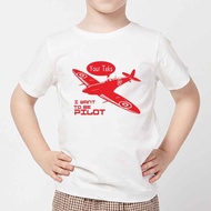 Kaos Anak Gambar Pesawat Tempur Request Teks