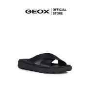 GEOX รองเท้าแตะผู้ชาย รุ่น U SPHERICA EC6 - BLACK SS25 (U45GWBC9999M_S5BKXX)