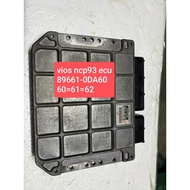Toyota vios ncp93 2008-2012 ECU electronic control unit engine control unit 89661-0DA60 0DA61 0DA62 