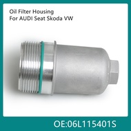 06L115401B Aluminum Oil grille Filter check valve housing  06L115401S For EA888 GEN3 Golf MK6 Tiguan