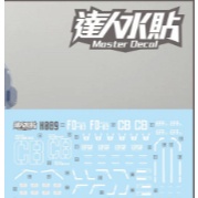 202607 20260705 MASTER Water Slide Decal compatible with H097 HGUC HG 1/144 Gustav Karl Unicorn Ver 