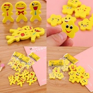 Emoji Eraser Rubber Pemadam Cute Stationery Hadiah untuk murid goodies birthday gift pack