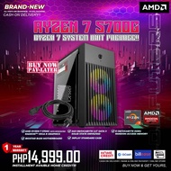 BRANDNEW CPU SYSTEM UNIT RYZEN 7 5700G 8GB 240GB SSD STANDARD CASE