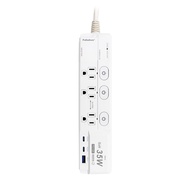 [Palladium] US B Super Flash Charge Extension Cable 200cm Gallium Nitride 35W _ 4 Open 3 Plug 3P | C
