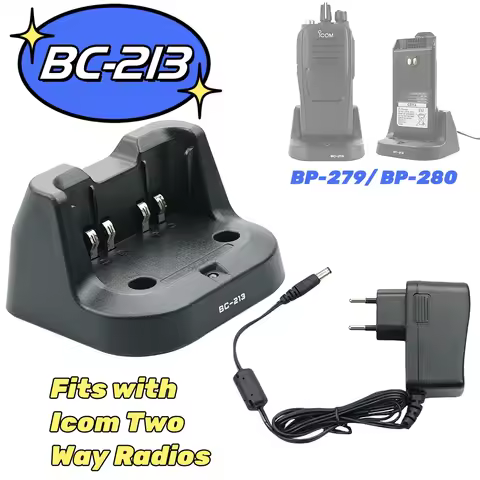 NEW BC-213 BC213 Fast Rapid Battery Charger for ICOM IC-V88 IC-U88 IC-F29SR IC-F1000 IC-F2000 F2000T