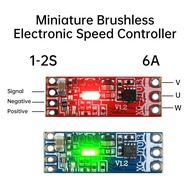 6A 1S-2S Mini BLDC Brushless Motor Driver Board Electric Regulator Drive For 1104 1106 1306 1407 150