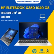 1Years Warranty HP EliteBook x360 1040 G8 14" Convertible 2 in 1 Notebook, 32G RAM - Intel i7-1185G7