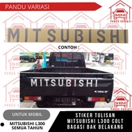 ORIGINAL Mitsubishi colt L300 sticker, L300 sticker, Mitsubishi rear trunk sticker