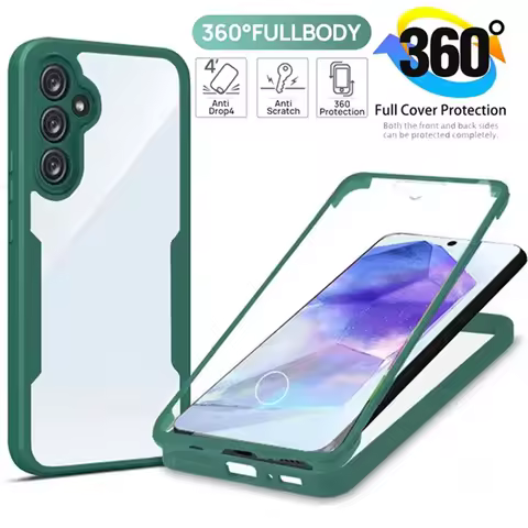 360 Full Cover Scree Protection Case for Samsung Galaxy A55 A54 5G A25 A15 A35 A34 A24 A14 4G A53 A1