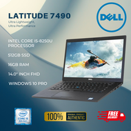 Dell Latitude 7390 7490 I5-8250U 512GB SSD 8GB RAM 14.0" FHD W10 REFURBISHED LAPTOP 2ND HAND LAPTOP