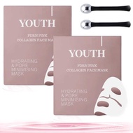 YOUTH PDRN Pink Collagen Face Mask, Youth Salmon Pdrn Pink Collagen Gel Mask, YOUTH PDRN with Salmon