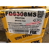 Proton X50 brake pad front FBK