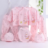 Newborn Suit Pure Cotton 0-March Baby Clothes Supplies Newborn Newborn Full Month Baby Gift 6.7