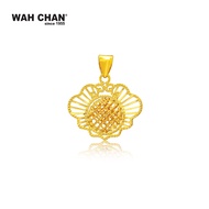 WAH CHAN 916 Gold Pendant - Flower OSP1304