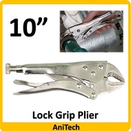 Heavy Duty 10'' Vise Grip Plier Lock Grip Plier Fastener Tightening Wrench Jaw Pliers Welding Hand T