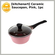 [kitchenart] Ceramic Saucepan, Pink, 1pc / Korean Ceramic Pot / Stylish Pink / 100% Genuine by MoodS