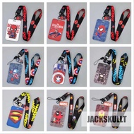 Marvel Avengers Spider-Man Batman Iron Man Card Holder ID Holder ID Card Holder Identification Card 