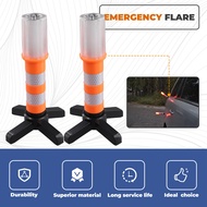 2Pcs LED Emergency Road Flash Flare Roadside Beacon Safety Strobe Warning
