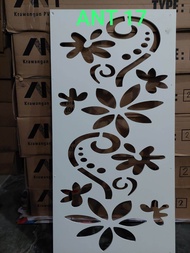 PEMBATAS RUANGAN BAHAN PVC 40  X 80 CM ISI 1 Lembar  /KRAWANGAN PVC BORD PLAFON / ORNAMEN PVC PLAFON / ORNAMEN LAMPU HIAS