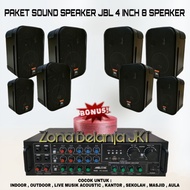 [ Garansi] Paket Sound Cafe Aula Kantoran Speaker Jbl 4 Inch 8 Titik (