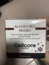 Cellcore INFINI 冰晶雪藻密集煥采乳霜面膜50 ml