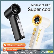 008 Stock Super Cooling  Handheld Fan 10000mAh Portable - Jet Turbo Fan for Outdoor/Travel/Office .4