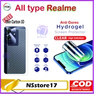 Anti-Scratch Hydrogel CLEAR to REALME 6 8 9 10 11 C11 C12 C15 C17 C20 C21 C25 C30 4G 5G Screen Prote
